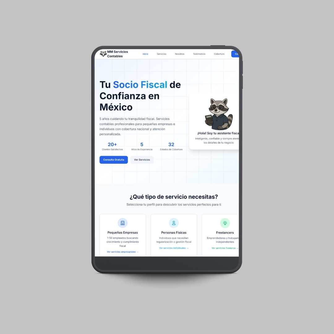 Sitio web para conversion de clientes